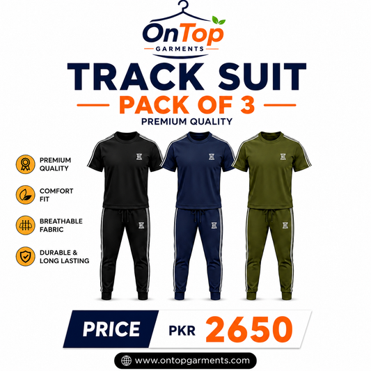 Premium Track Suits — Pack of 3