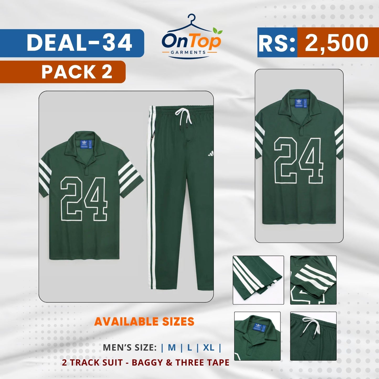 🔥 Deal 9 – Premium 5 Piece Tracksuit Collection 🔥